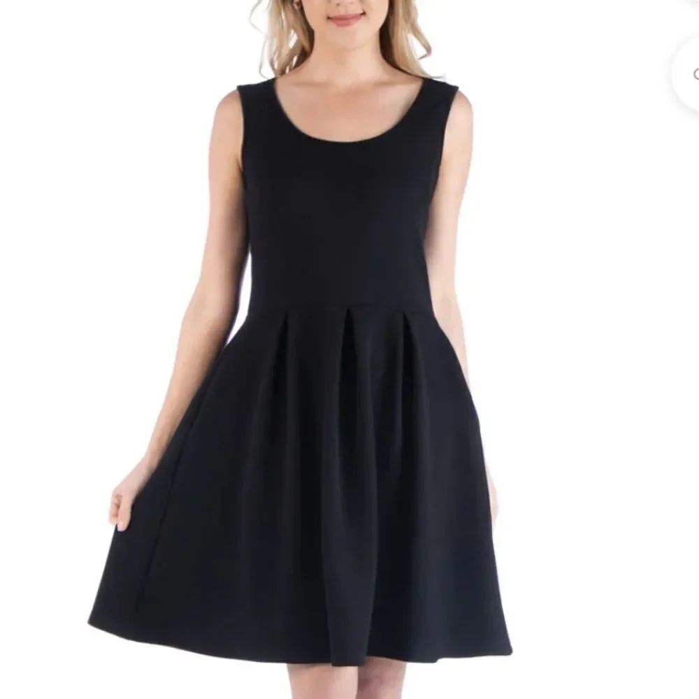 BRANDNEW J.CREW SLEEVELESS PLEATED SKATER DRESS